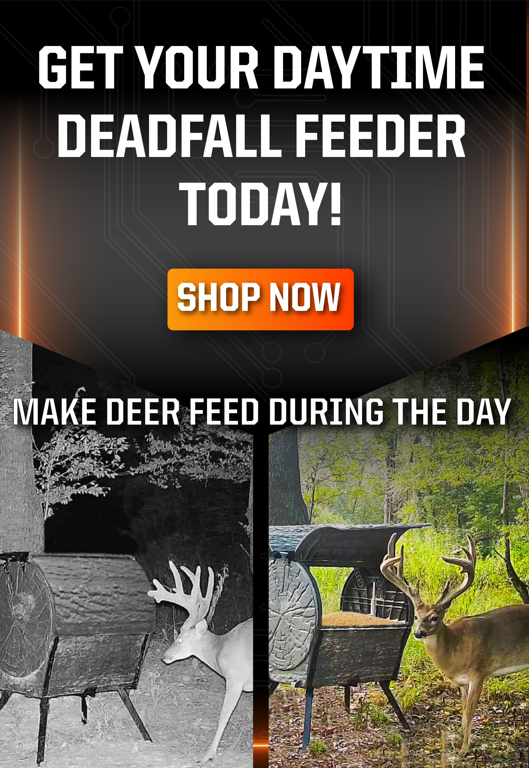 Tectonic USA Deer Feeder Daytime Deadfall Deer Feeders