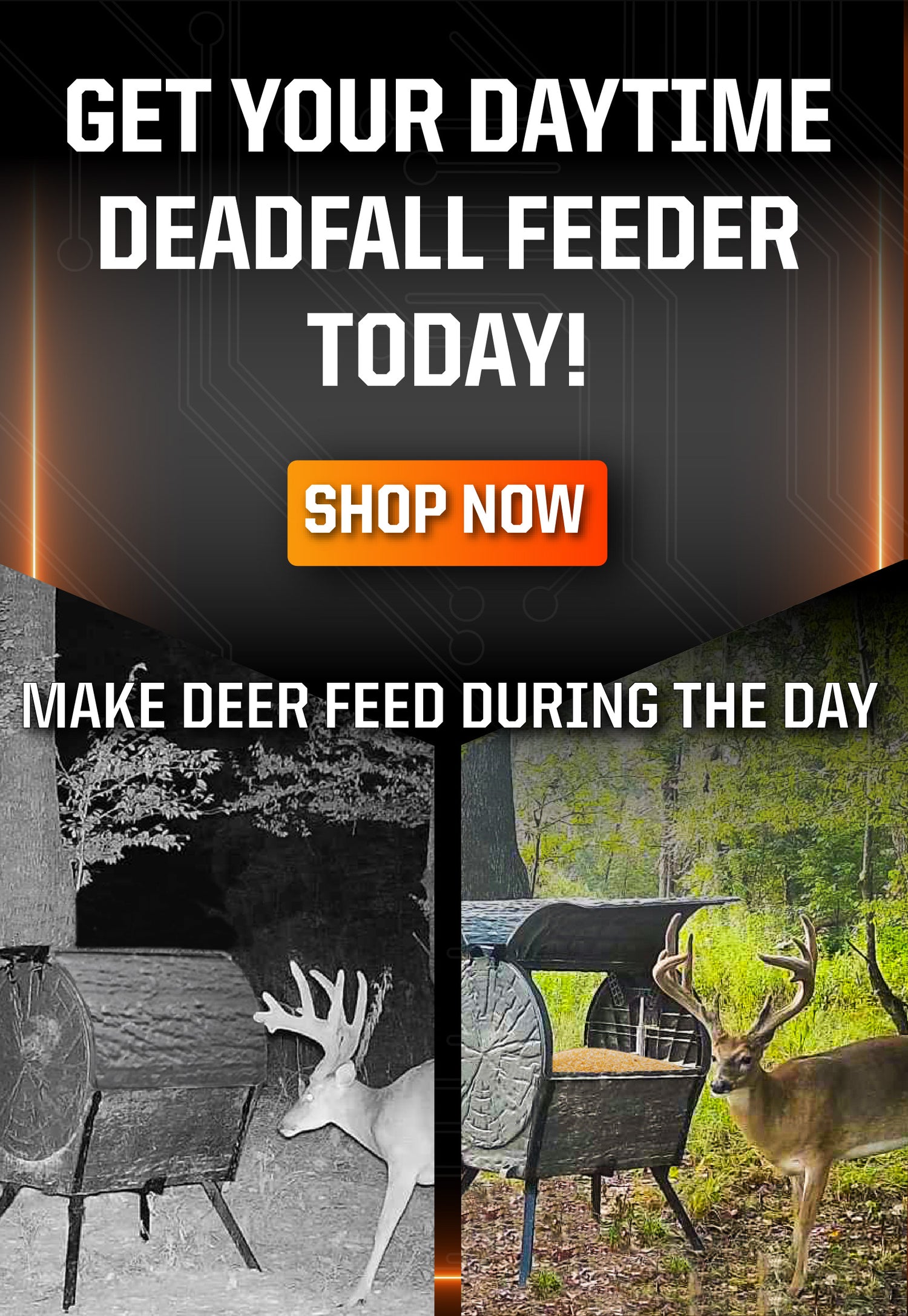 Tectonic USA Deer Feeder Daytime Deadfall Deer Feeders